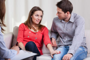 couple talking